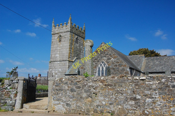 Photo 6"x4" St Corentine's Church, Cury Cury c2010