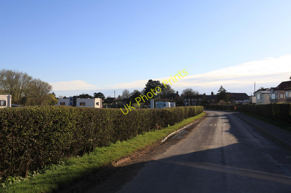 Photo 6"x4" Approach road to Acaster Malbis (Hauling Lane) Naburn c2010