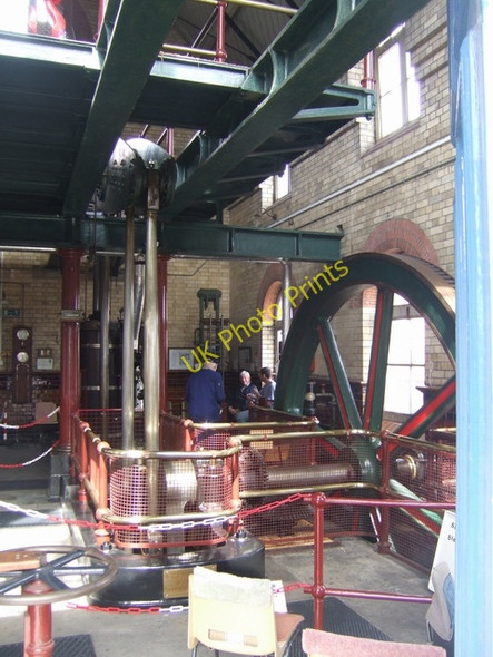 Photo 6"x4" Beam engine in Coleham Sewage Pumping Station Shrewsbury c2010