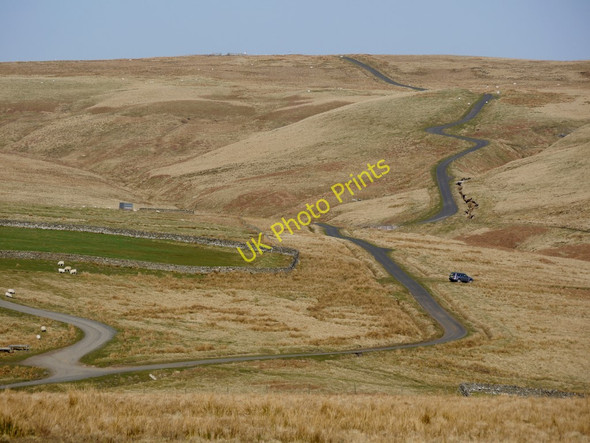 Photo 6"x4" Road through the Otterburn Ranges near Cottonshope Head Cottonshope Head c2010