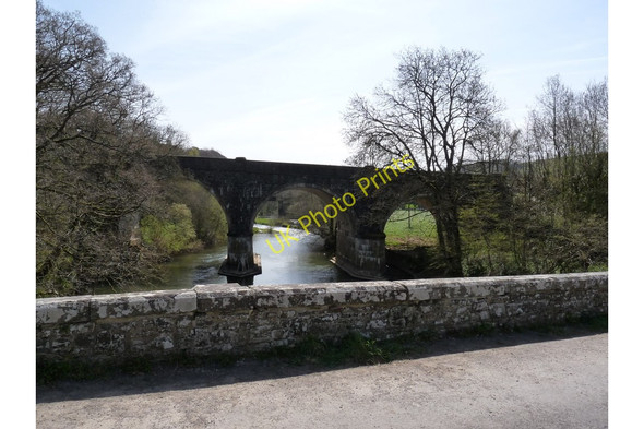Photo 6"x4" The view upstream from Rothern Bridge on the river Torridge Great Torrington c2010