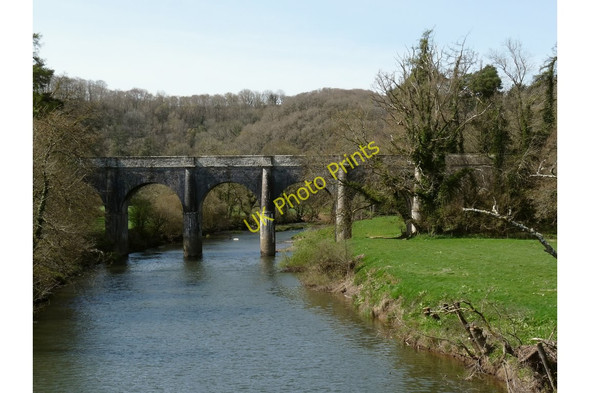 Photo 6"x4" Aqueduct Bridge on the river Torridge as seen from downstream Great Torrington c2010