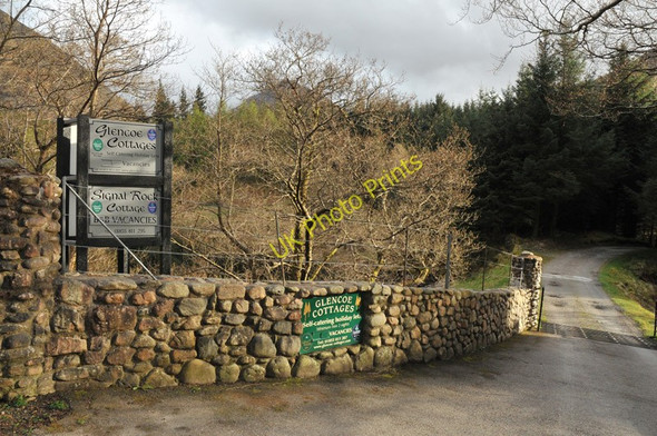 Photo 6"x4" Entrance to Glencoe Cottages self catering Glencoe\/NN1058 c2010