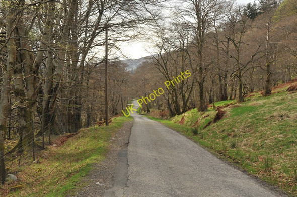 Photo 6"x4" Minor road near Glencoe Village Glencoe\/NN1058 c2010