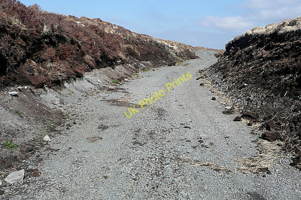 Photo 6"x4" Forestry road on Slievecallan Connolly c2010