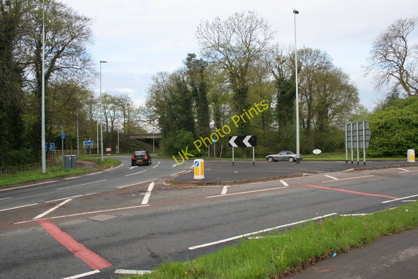 Photo 6"x4" A1(M) Roundabout, Boston Spa Moor End\/SE4145 c2010