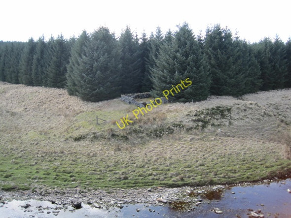 Photo 6"x4" Square Sheepfold near the River Irthing Gavelock Hill c2010