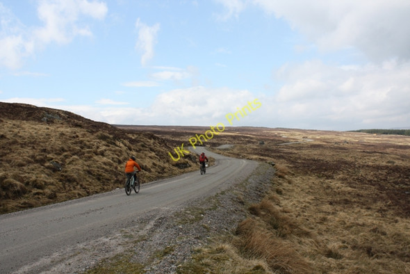 Photo 6"x4" On the road from Corrour Allt Gualann Dhearcaig c2010