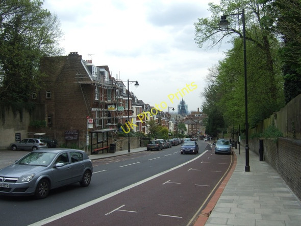 Photo 6"x4" Looking down Highgate Hill Hampstead\/TQ2685 c2010