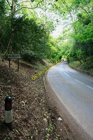 Photo 6"x4" Entering Burley on the Ringwood Road Burley\/SU2103 c2006