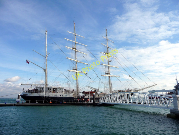 Photo 6"x4" Tall Ship, Cowes Harbour, Isle of Wight Cowes c2009