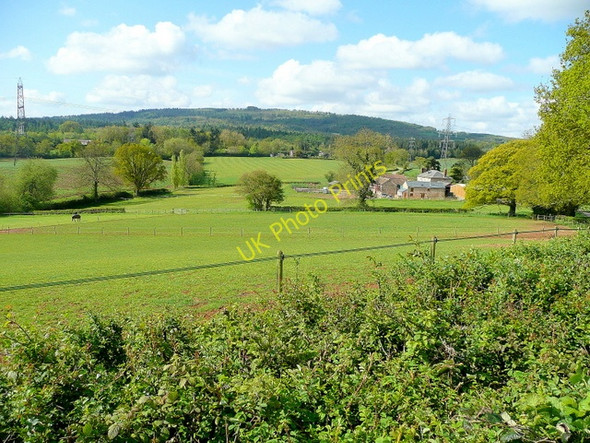 Photo 6"x4" View south-west from Stallion Hill Anthony's Cross c2010