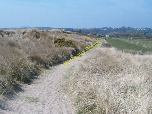 Photo 6"x4" View west along the track in the direction of Abererch Sands Holiday Centre Abererch c2010