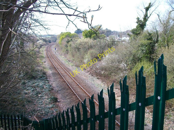 Photo 6"x4" The Cambrian Coast Railway Line from the Hafan y M\u00c3\u00b4r Holiday Park bridge Afon Wen\/SH4437 c2010