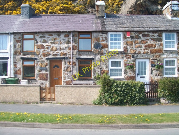 Photo 6"x4" Terraced houses on Abererch Road Pwllheli c2010