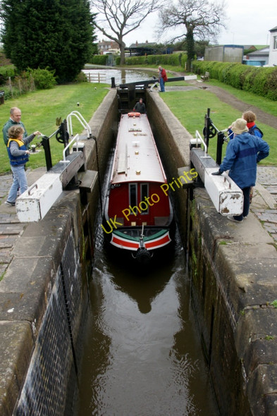 Photo 6"x4" Lock at Grindley Brook Whitchurch\/SJ5441 c2010