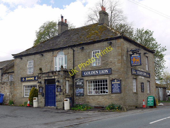Photo 6"x4" Golden Lion, St John's Chapel Daddry Shield c2010