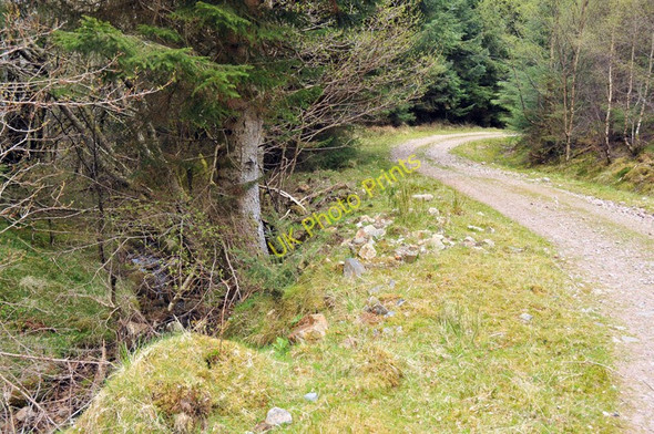 Photo 6"x4" Small stream near the forest road South Ballachulish c2010