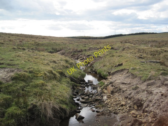 Photo 6"x4" Farmal Sike near Ash Crag Farmal Sike c2010