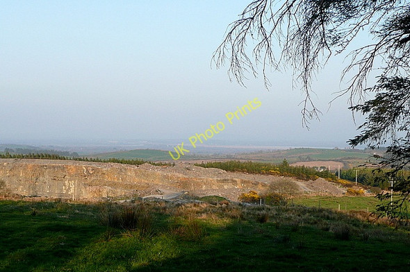 Photo 6"x4" Quarry at Cloughaknorcamush Derragh c2010