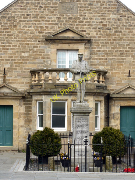 Photo 6"x4" War Memorial, St John's Chapel Daddry Shield c2010