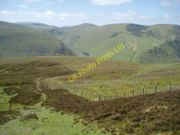 Photo 6"x4" Southern slope of Cairn Law Talla Linnfoots c2006