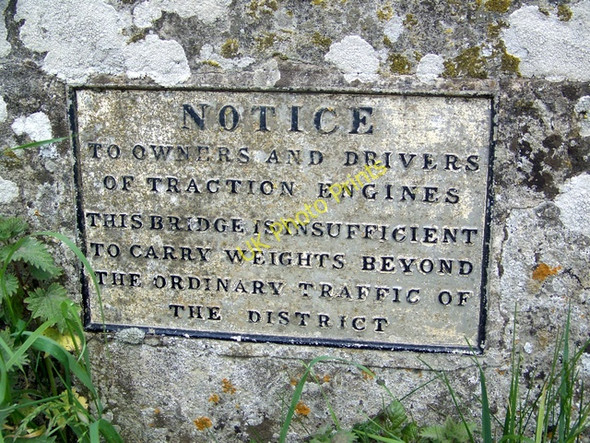 Photo 6"x4" Sign, Hay Bridge West Orchard c2010