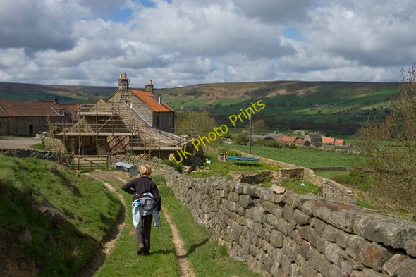 Photo 6"x4" Approaching Bank House Farm Glaisdale Glaisdale\/NZ7705 c2010