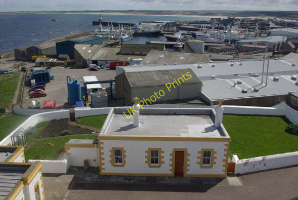 Photo 6"x4" Looking down from Kinnaird Head Lighthouse Fraserburgh c2010