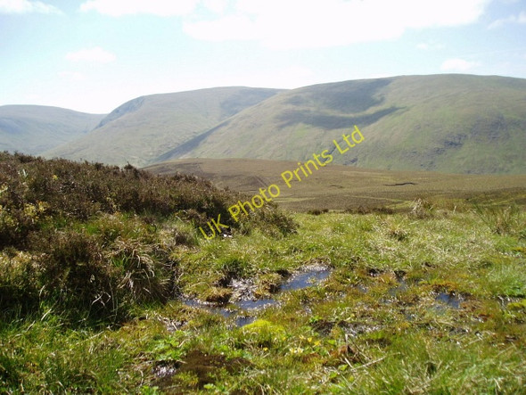 Photo 6"x4" Boggy ground on Cairn Law Talla Linnfoots c2006