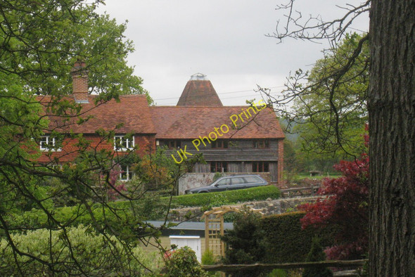 Photo 6"x4" Oast House on Roodlands Lane, Four Elms, Kent Four Elms\/TQ4648 c2010 P1