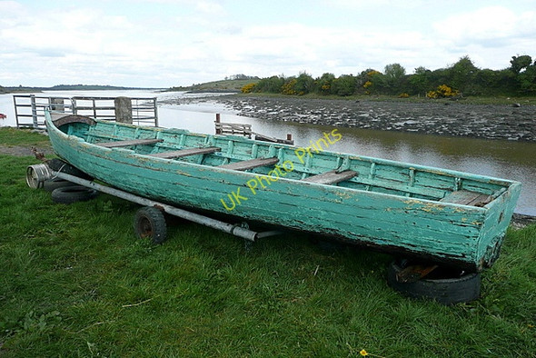 Photo 6"x4" Boat at Crovraghan Pier Killadysert c2010