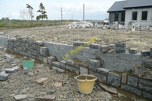 Photo 6"x4" Construction at Shannakea Loghill c2010