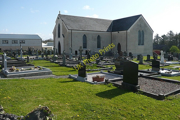 Photo 6"x4" Ballyea church Derragh c2010