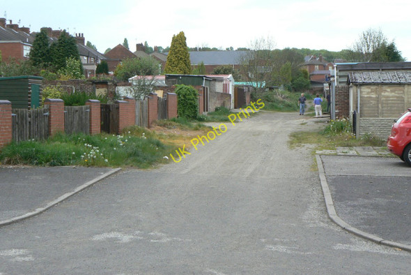Photo 6"x4" The back of Wellington Street New Whittington c2010