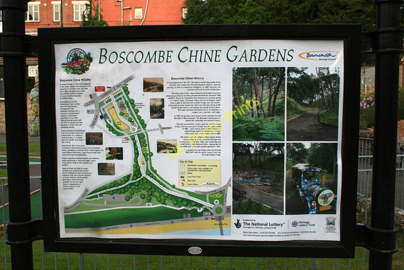 Photo 6"x4" Information Board Bournemouth c2010