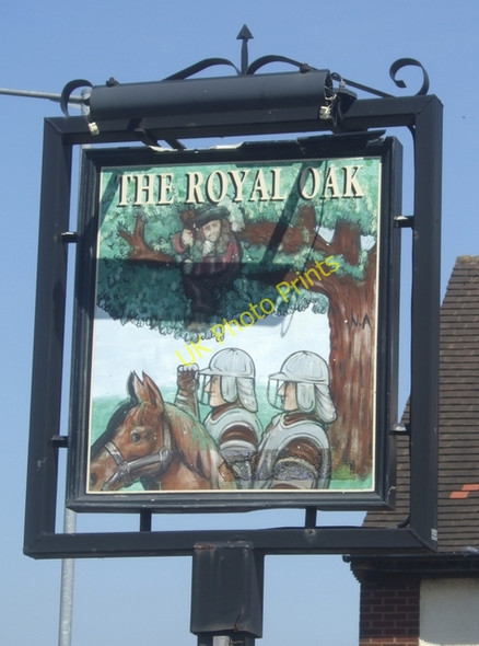 Photo 6"x4" Royal Oak sign Bloxwich c2010