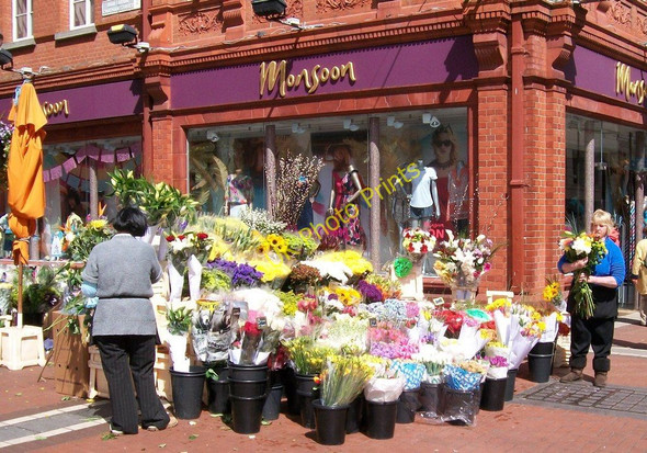 Photo 6"x4" Chatham Street Flower Sellers Dublin\/O1534 c2010
