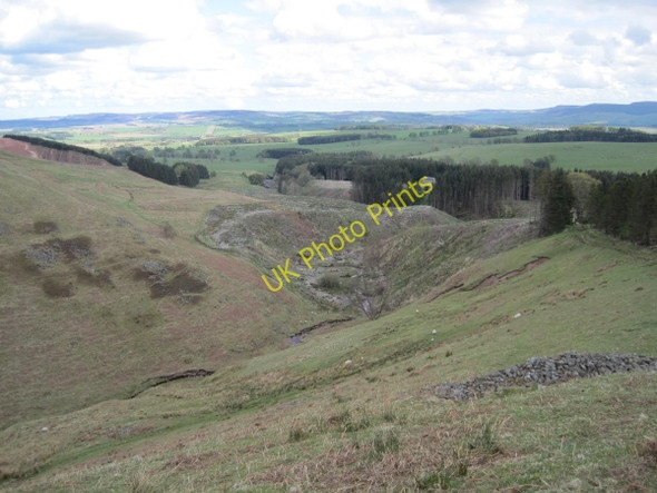 Photo 6"x4" Biddlestone Burn Valley Clennell c2010