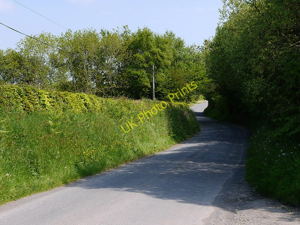Photo 6"x4" Road from Ciliau Aeron Aberarth c2010