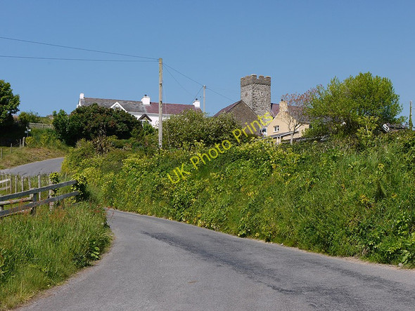 Photo 6"x4" Road climbing towards Llanddewi Aberarth Aberaeron c2010