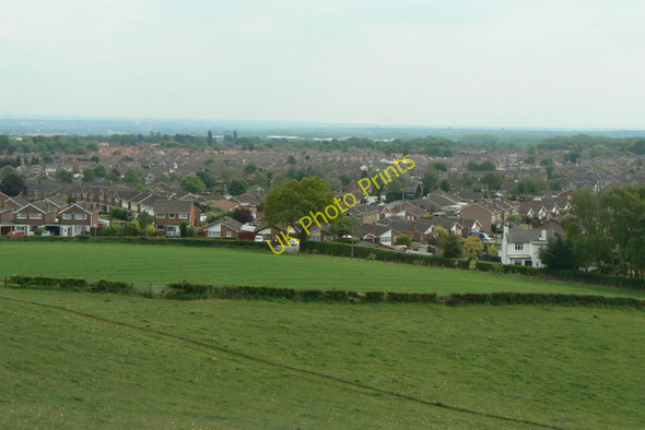 Photo 6"x4" View south from Leivers's Hill Hucknall c2010