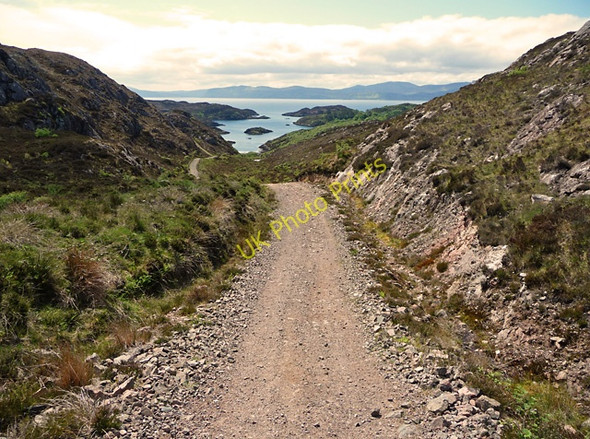 Photo 6"x4" The road to Acairseid Mh\u00c3\u00b2r Meall Acairseid c2010