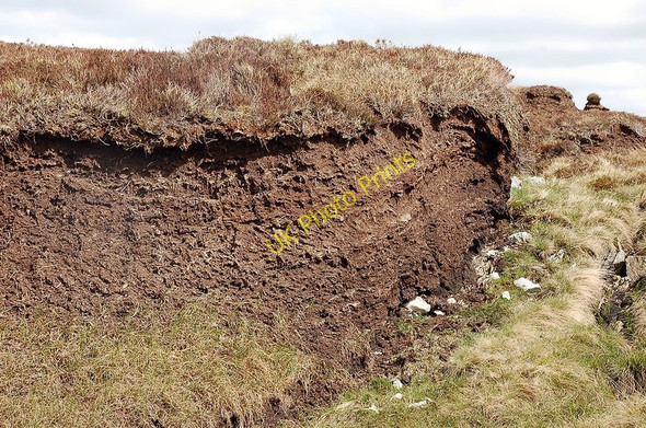 Photo 6"x4" Peat hag near Beinn Domhnuill Bein Domhnuill c2010