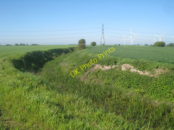 Photo 6"x4" Drainage Ditch near Lower Agney Jury's Gap c2010