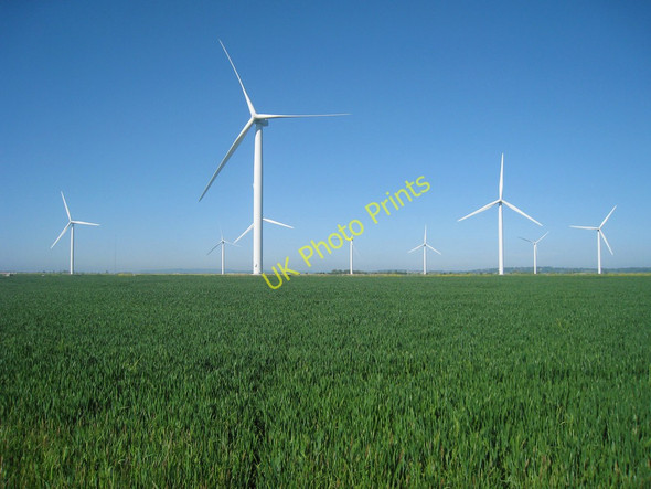 Photo 6"x4" Little Cheyne Court Wind Farm Brookland\/TQ9825 c2010