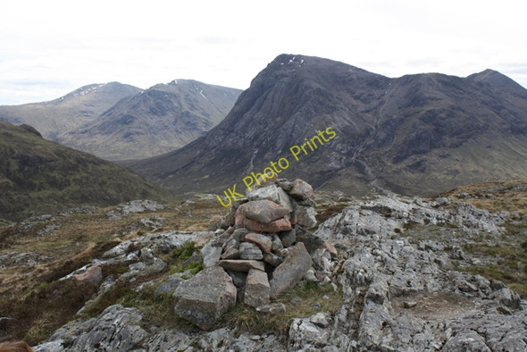 Photo 6"x4" Summit cairn, Beinn Bheag Lochan na F\u00e8ithe c2010