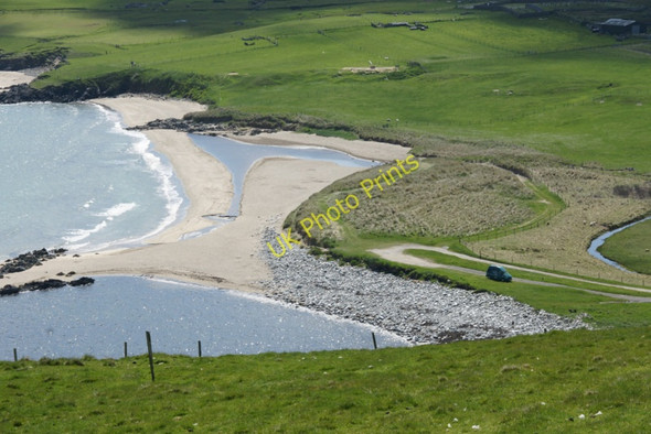 Photo 6"x4" Norwick beach from Braehead Kirkaton c2010