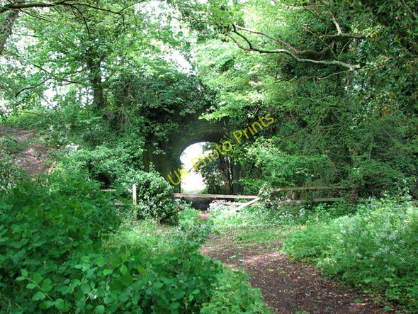 Photo 6"x4" Disused railway bridge Little Dunham c2010