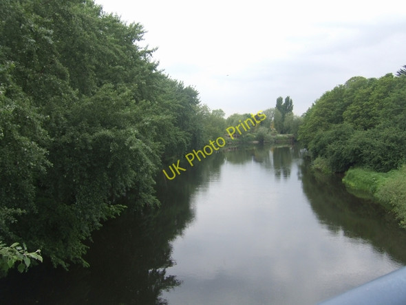 Photo 6"x4" View upstream of River Trent at Cavendish Bridge Cavendish Bridge c2010